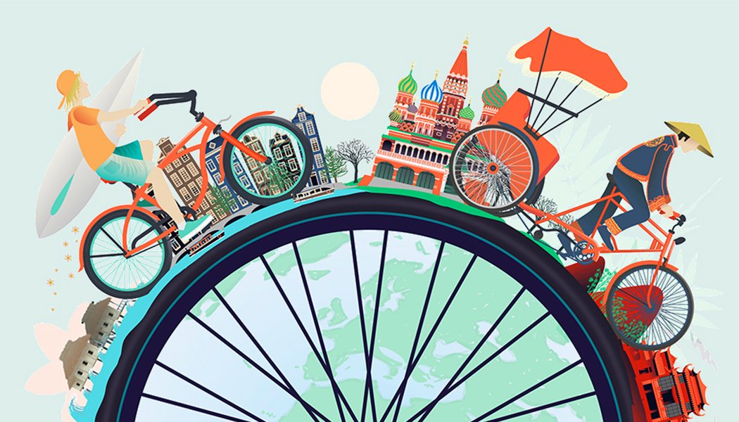 "A #bicycle trip around the #world begins with a single pedal stroke." - Scott Stoll 🚲

Good morning #BikeFriends
💚🚴🏼💛🚴🏼‍♀️🧡🚴🏼‍♂️ 🫶🏽