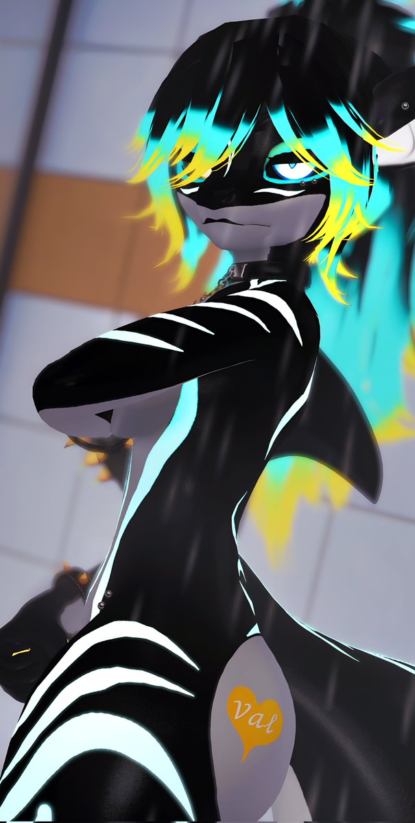 You're lucky that you're cute, otherwise I'd kill ya for being in here.~