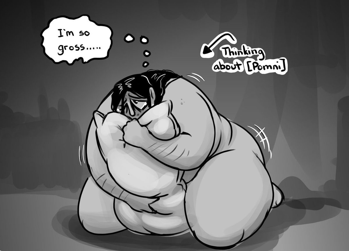 ganglesblueart's tweet photo. [Gangle] had a crush on [Pomni] even before the circus, but she accepted that she’d never have a chance with her. So she kept her attraction hidden, just like how she kept her true self hidden… 💔 https://t.co/VkxpQGdjV7