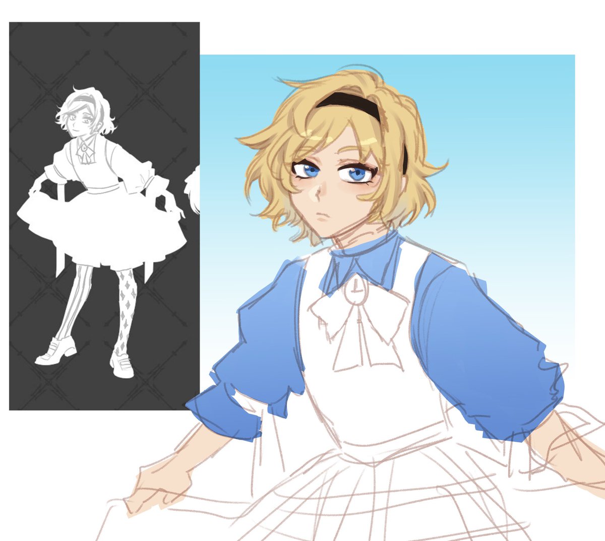 i really like guessing these its so fun…hello twisted alice i think i’ll really like you. please be a ragebaiter

#twstファンアート #twst