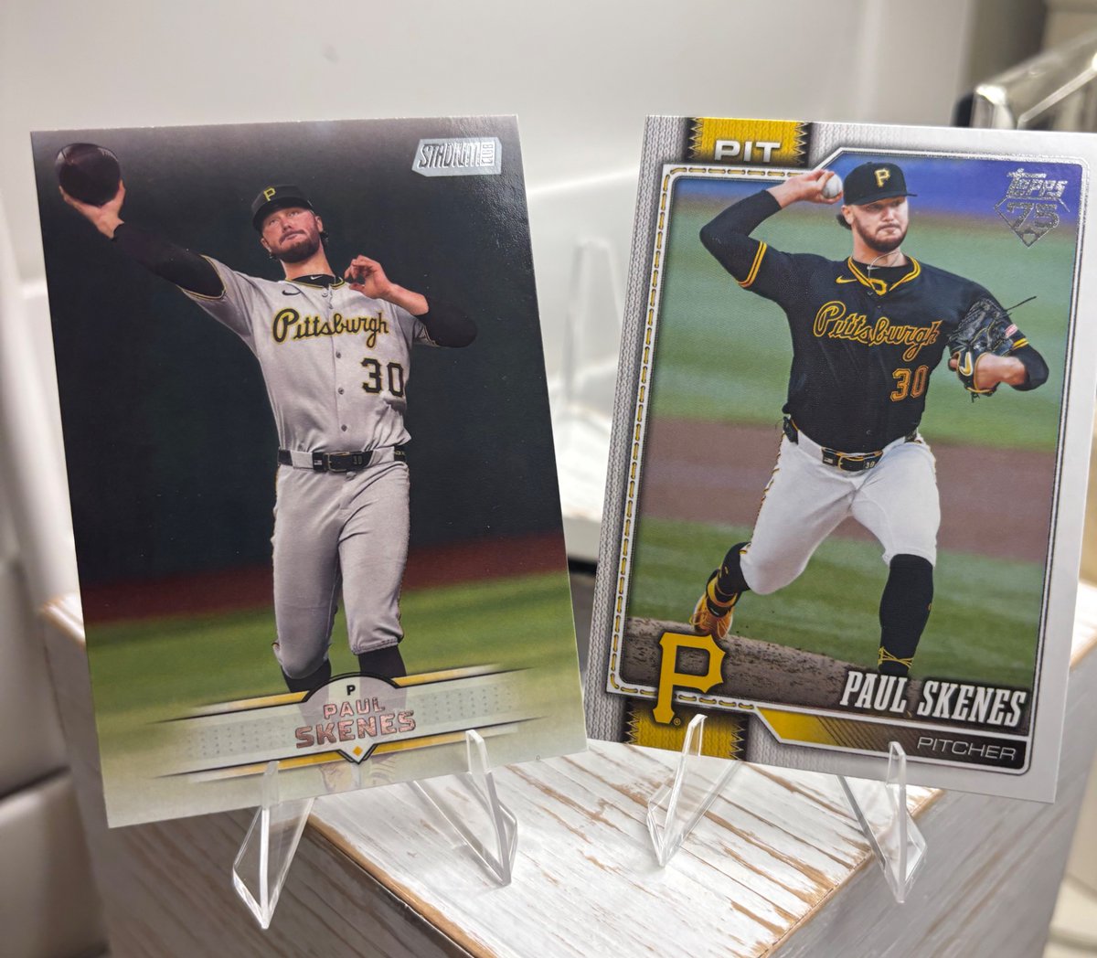Who wants a chance at these just pulled Topps Skenes cards?
*How long before the Pirates trade Skenes?
I’ll pick someone Sunday!