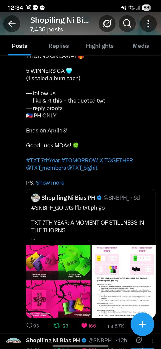 sybth_12's tweet photo. @SNBPH_ @TXT_members @TXT_bighit Thank you po for the GA🌟 https://t.co/PtKrl5k0v0
