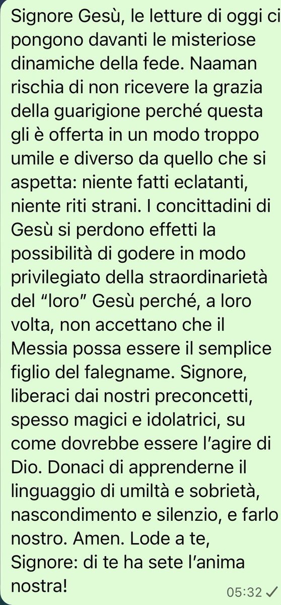 pregarelaparola's tweet image. #pregare la Parola di oggi: Dio non fa magie 🪄 
#VangeloDiOggi #vangelodelgiorno