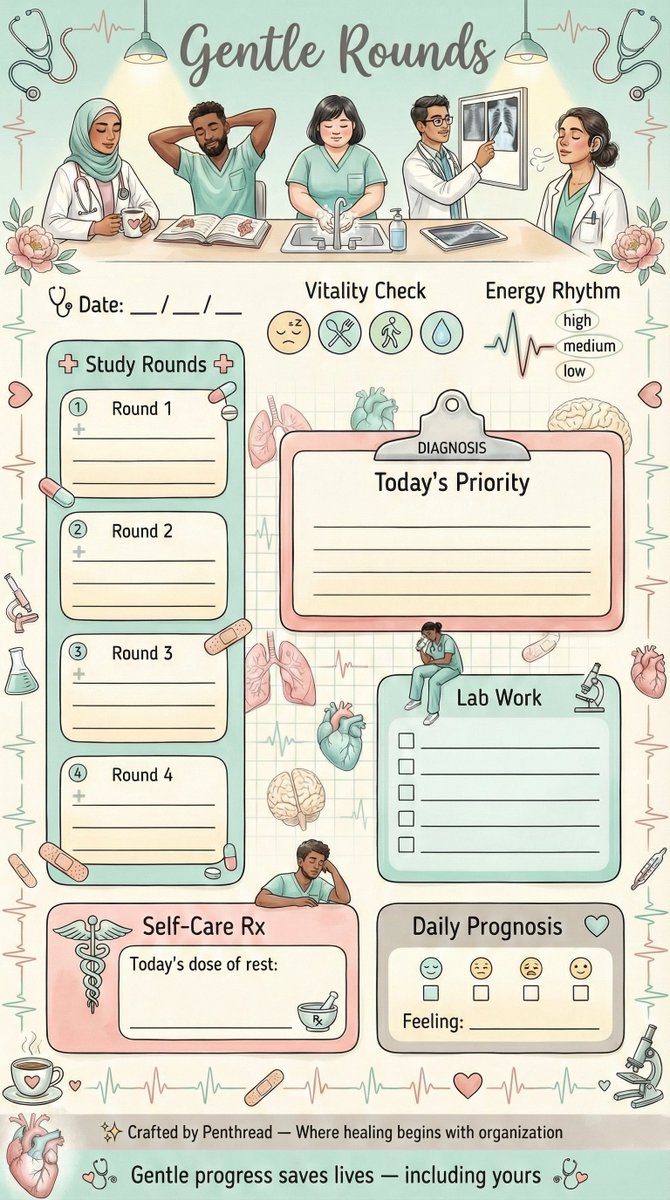 pen_thread's tweet photo. Nursing Student Daily Planner | Med School Study Organizer &amp; Routine Tracker
https://t.co/ow4bHjSd4O
#NursingStudent #MedSchoolPlanner #NurseLife #Studygram #MedicalAesthetic #PenThread #DigitalPlanner #PrintablePlanner #HealthcareWorker #WellnessJournal #NursingSchool https://t.co/7R5sFWHMp5