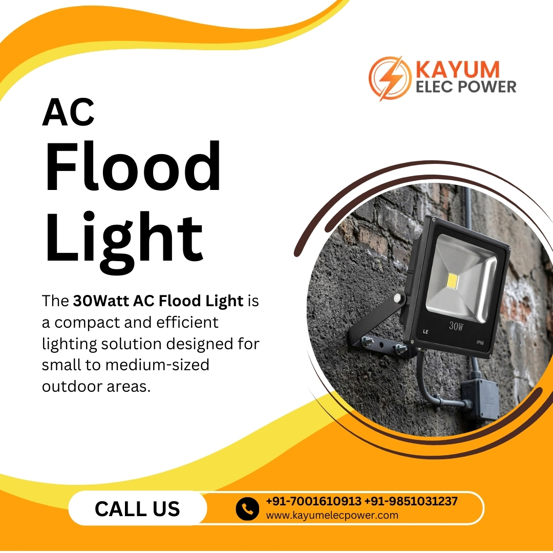 KayumPower's tweet image. Brighten your outdoor spaces with our 30W AC Flood Light 💡
A compact, energy-efficient lighting solution perfect for homes, shops, parking areas, and small to medium outdoor spaces.

#ACFloodLight #FloodLight #LEDFloodLight #OutdoorLighting #30WLED #EnergyEfficient #LEDLighting