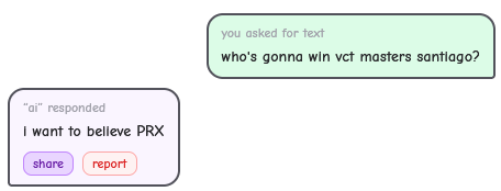 guys it might be cooked for nrg, ai has said prx is gonna win💔