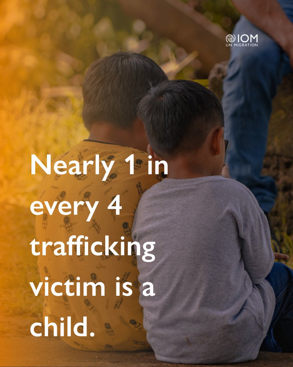 Recent IOM data shows that an estimated 30,000 children worldwide are victims of trafficking.​

​Millions of migrant children continue to face a high risk of exploitation and far too many cases go undetected.
