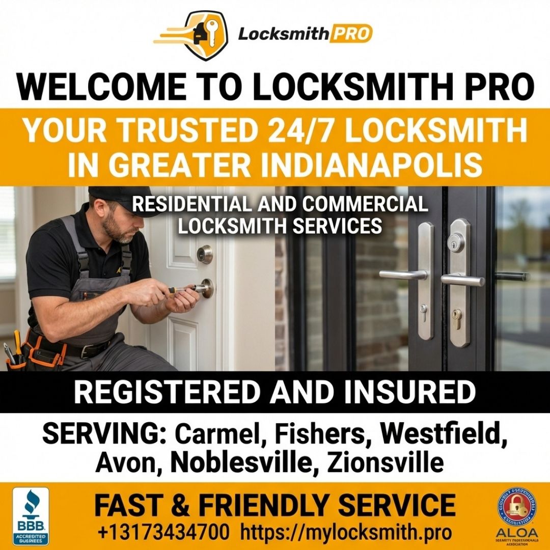 LocksmithPro1's tweet photo. Locksmith Pro is your trusted, registered, insured expert for fast, friendly 24/7 residential and commercial locksmith services across Greater Indianapolis and nearby towns. #LocksmithPro #Indianapolis #LocksmithServices #24/7Service #ResidentialLocksmith #CommercialLock... https://t.co/sa0YKNu6Pr