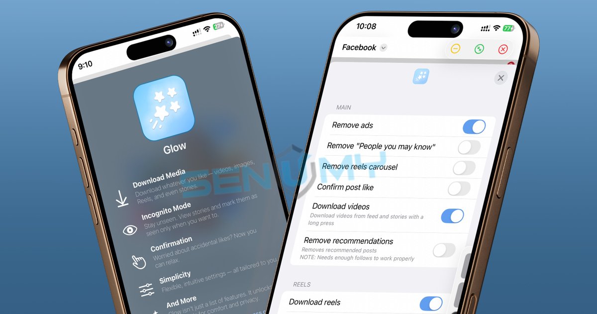 senumy_ipa's tweet photo. 📱 Facebook 551.1.0 IPA OUT! 

#Glow 1.3.1 injected ✨
• Ad removal
• Video download
• Extra toolsNo jailbreak needed.
iOS 15.1+ (Tested on iOS 26 🍎)

📥 Download &amp; guide
 https://t.co/UhN7zVpeWW 

#Facebook #iOSApps #Sideload #iOS26 https://t.co/GhKacWHQem