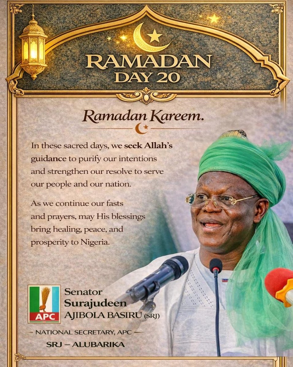 Senator Ajibola Basiru Ph.D., BL tweet media