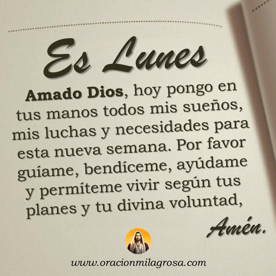 Oración para hoy lunes 9 de marzo 👉 youtu.be/f26CupXrROo ✨