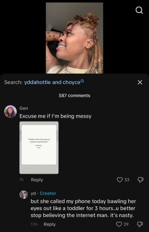 sipthisteaaaaa's tweet image. Choyce Brown , her ex and Janae Sims in a MESSY lesbian triangle was NOT on my bingo card this year