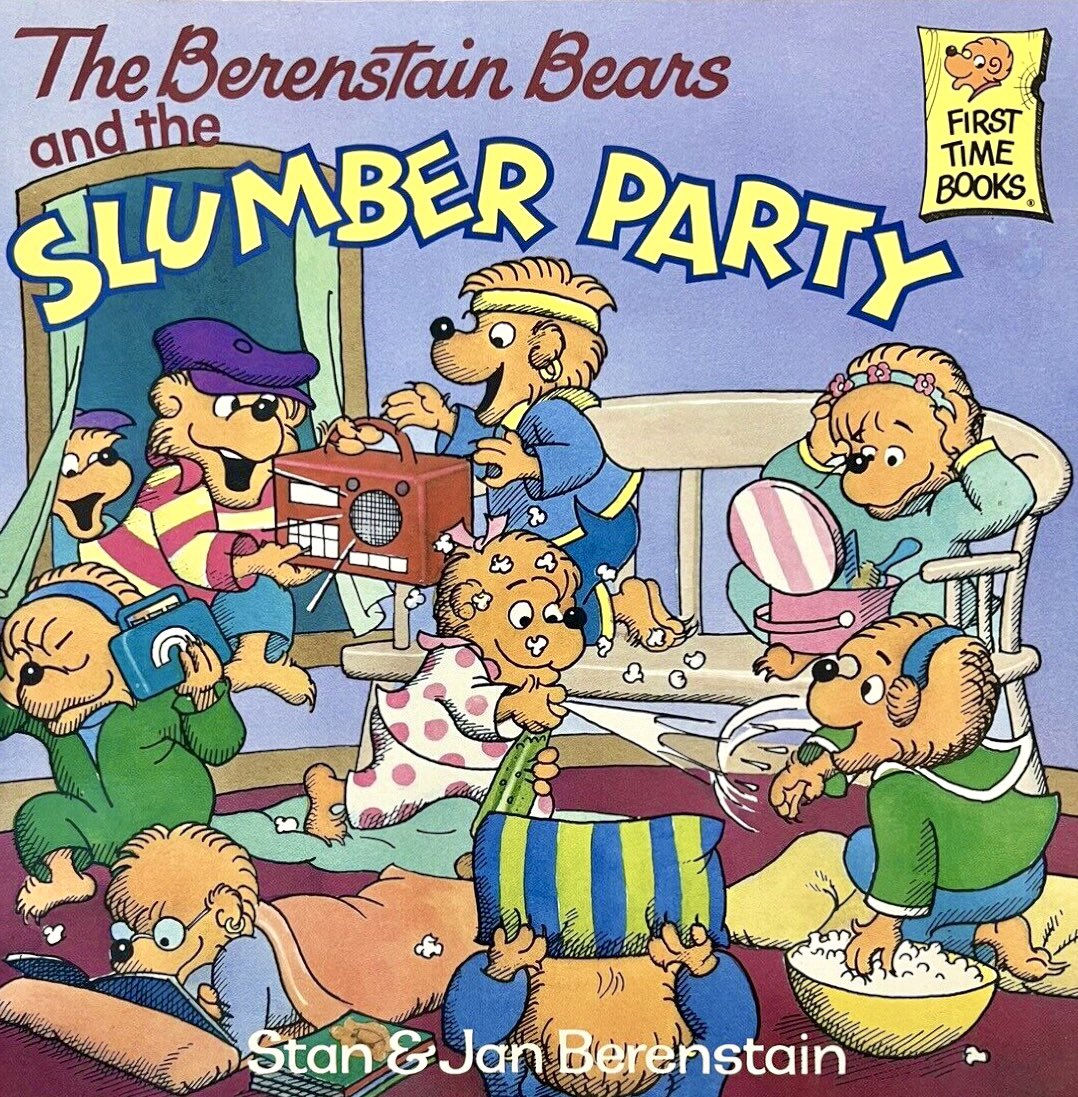 RetroNewsNow's tweet photo. 📚 ‘The Berenstain Bears and the Slumber Party’ (1990) https://t.co/qzqkQ5SxS0