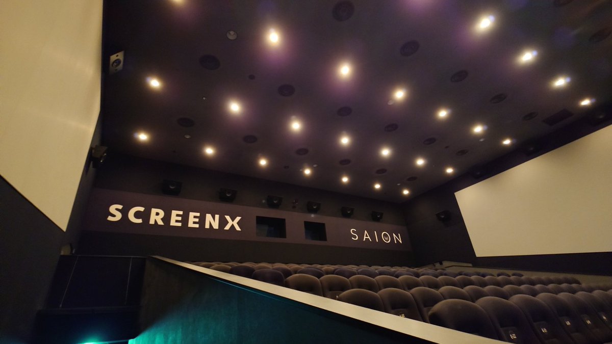soraumiku01's tweet photo. 昨夜は #ウィキッド 後編🩷
日本初の上映システム、3面ワイドビューシアター #SCREENX +プレミアムサウンドシステム #SAION に釣られて109シネマズ川崎へ。
めちゃアトラクション感!音がいいってミュにはサイコー🩷ミュからのウィキッド勢だからFor Goodで号泣だた😭ウィキッドって哲学的だよね https://t.co/rTXW2lS2wv