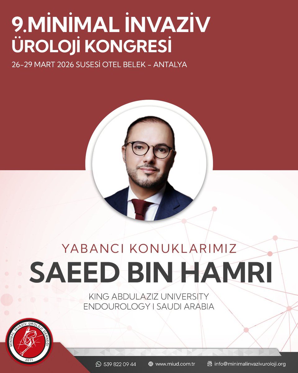 Minimal İnvaziv Üroloji Derneği tweet media