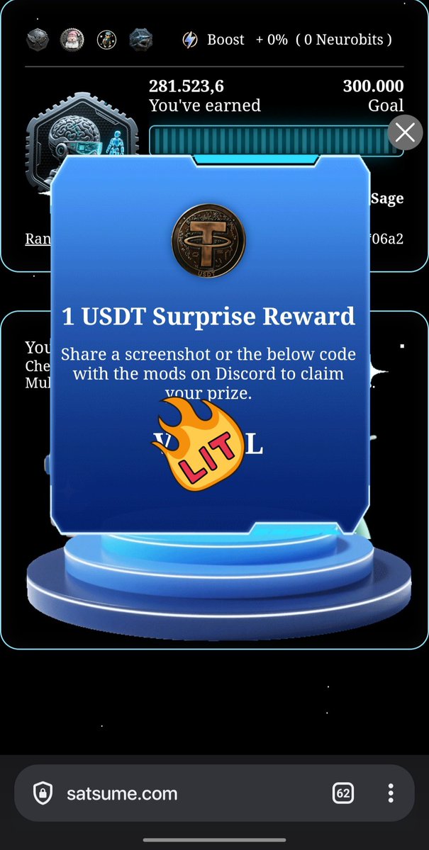 LucxGT's tweet image. Currently trying out the testnet
There’s a Mystery Box that could contain:
USDT 💸,Badge 🏅,Neuropoint
satsume.com/?inviteCode=MH…

#tesnet #Web3 #airdrop #NFTCommunity #NFTmarketplace