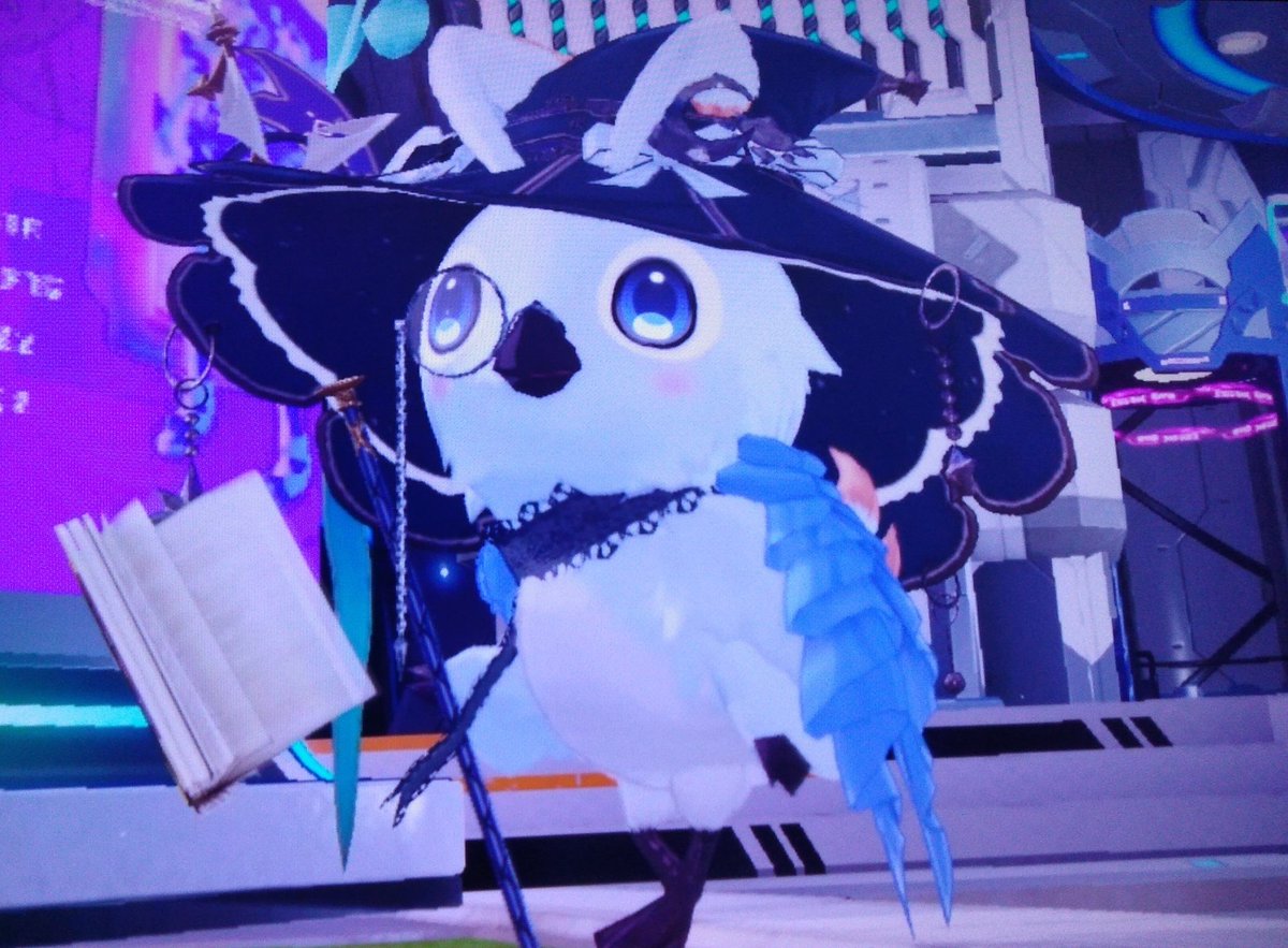 #PSO2NGS_SS #ラッピー 
コレでボクも魔法使いきゅ！🐥🪄