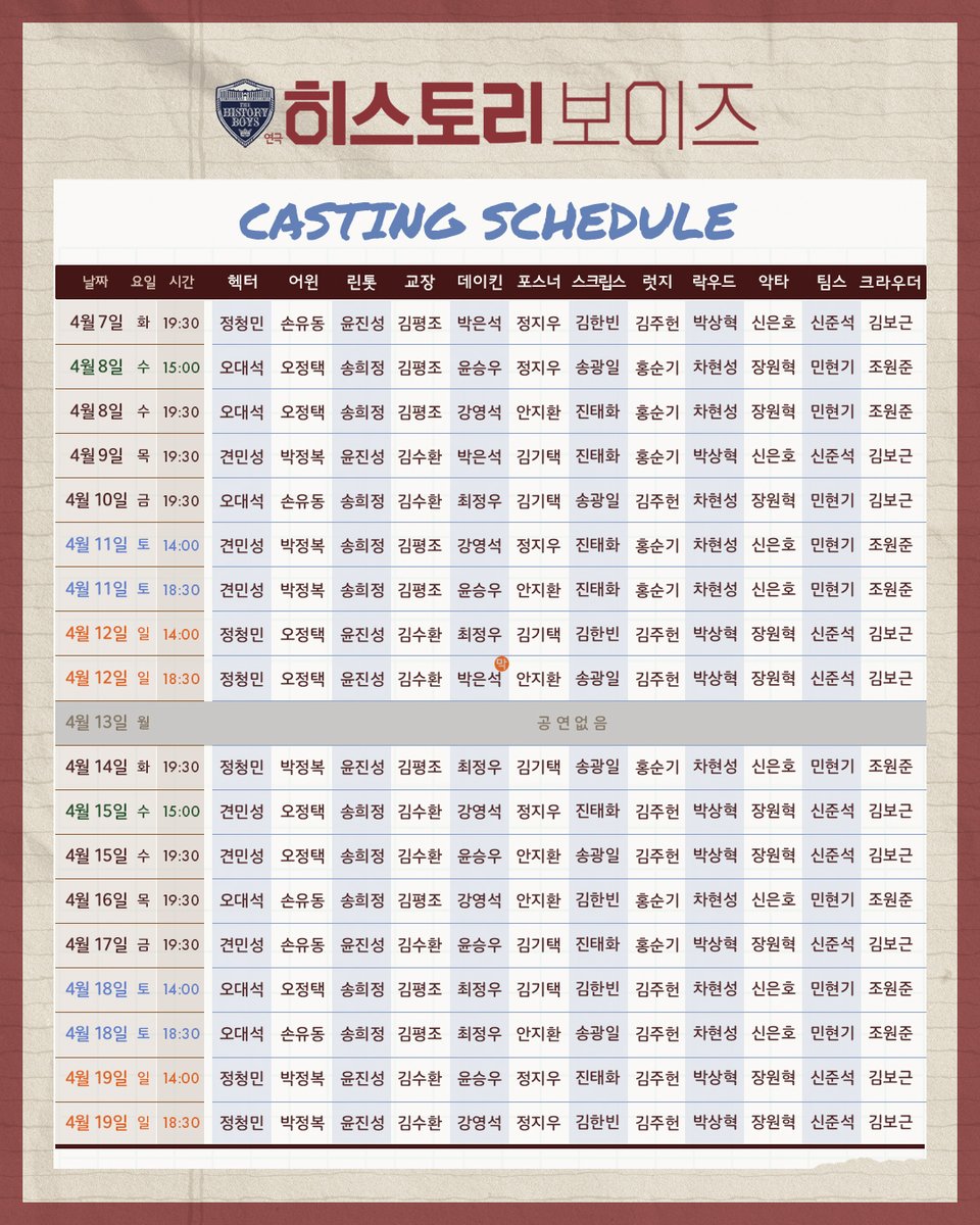 연극 히스토리보이즈 tweet media