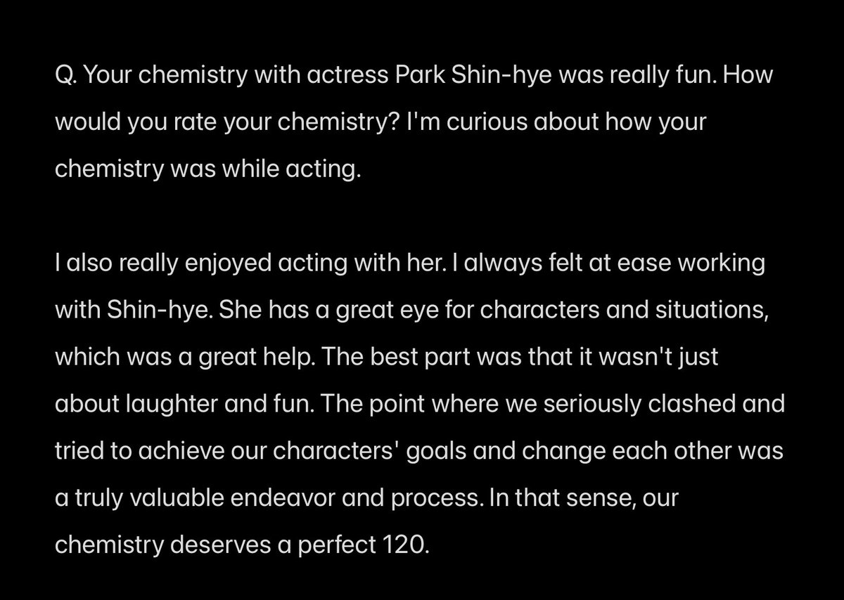 1marisone's tweet photo. #LimCheolSoo ( Cha Joong-il) in #UndercoverMissHong on his chemistry with #ParkShinHye
“The chemistry…..is 120 points"
https://t.co/CTDRPDYppb https://t.co/zOm4I0FxY1