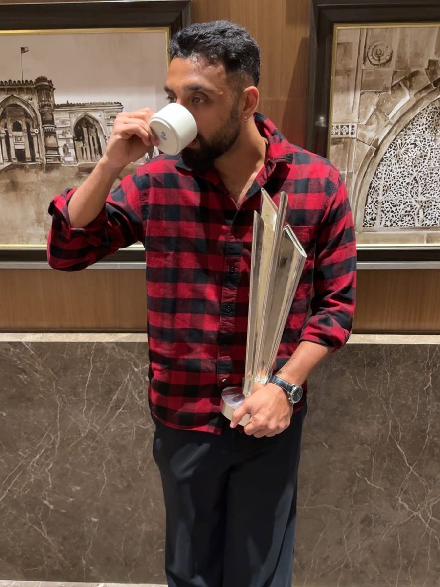 - Varun after Won 2025 Champions Trophy.

- Varun after Won 2026 T20 World Cup.

 VARUN CHAKRAVARTHY...!!!!! 🔥😂