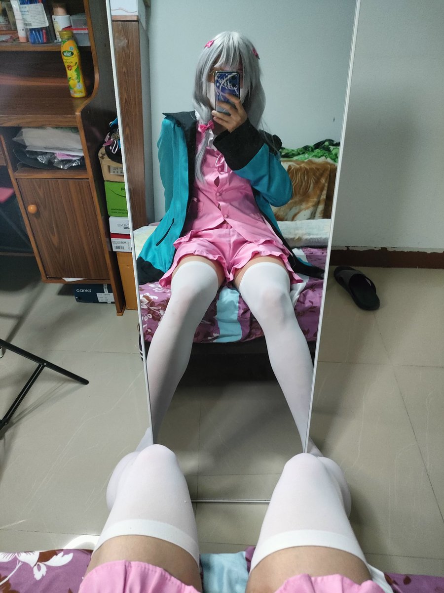 Icelyn_CD's tweet photo. ซากิริจัง~~ #คอสเพลย์ #แต่งหญิง #เฟมบอย #สาวดุ้น #cosplay #femboy #crossdress https://t.co/8PJ2Vctjmj