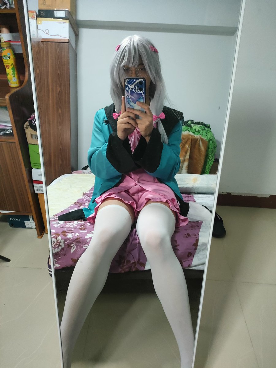 Icelyn_CD's tweet photo. ซากิริจัง~~ #คอสเพลย์ #แต่งหญิง #เฟมบอย #สาวดุ้น #cosplay #femboy #crossdress https://t.co/8PJ2Vctjmj