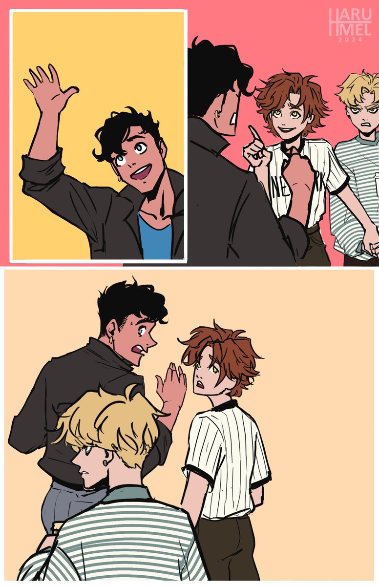 HaruMel96's tweet image. A comic I was working on a few years ago but never finished…
They were supposed to be on a date, but Bart was forced to bring Thad along, so it’s basically just him having fun while ruining their date lol

#konbart #Superboy #BartAllen #ThaddeusThawne