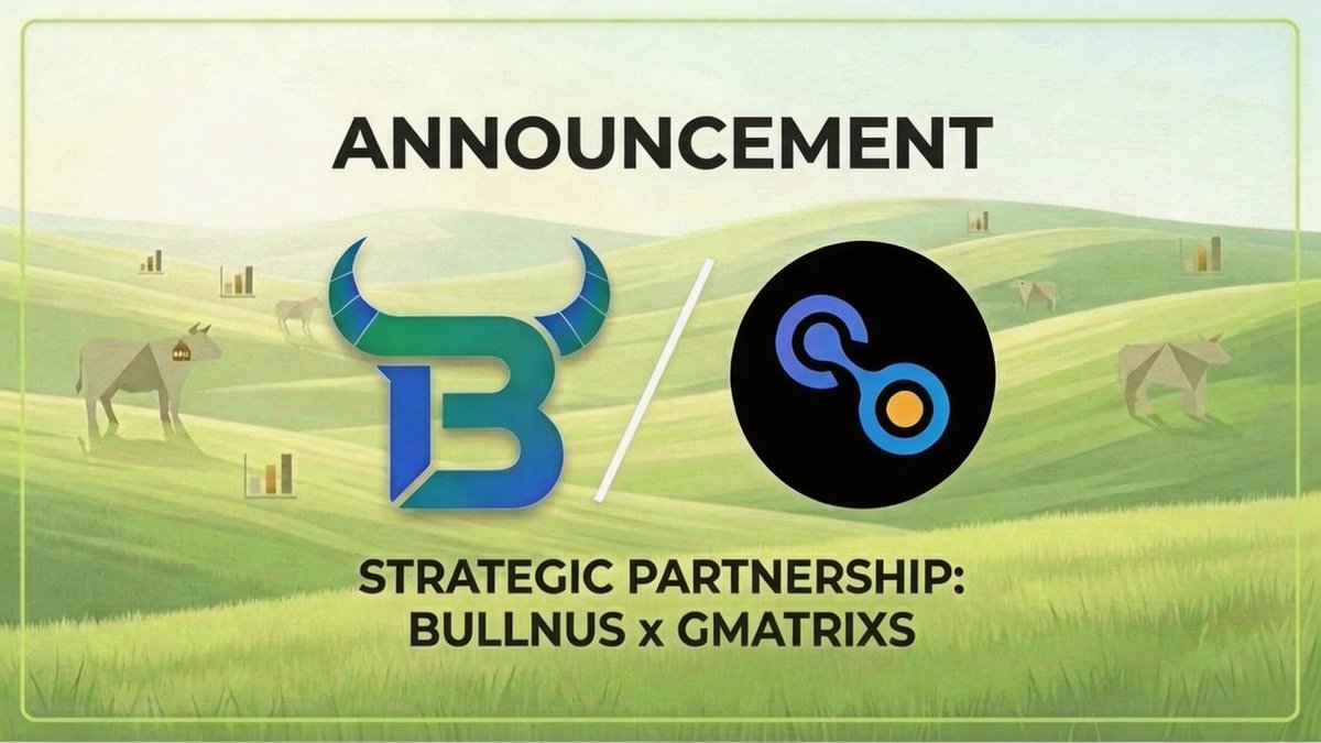 We are excited to welcome <a href="/Gmatrixs1/">GMATRIXS</a> as our strategic partner. Together, we are redefining asset utility by merging real-world productivity with the future of gaming. 
Gmatrixs’s powerful SDK and traffic pool will accelerate our mission to scale BullNus AgFi across every chain.