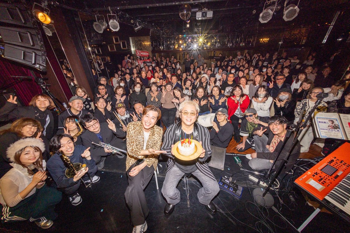 shinji_info's tweet photo. 原田祭。大盛り上がり！原田真二と各アーティストのセッション、原田真二ソロライブ、全て最高でした。アーカイブ販売中。是非、ご覧ください！
アーカイブの販売期限: 2026年3月19日(木) 23:59まで
 販売価格　4,500 円 (税込) ・ツイキャスプレミアム https://t.co/TgFFoIJyWz https://t.co/QvalTnzNbU