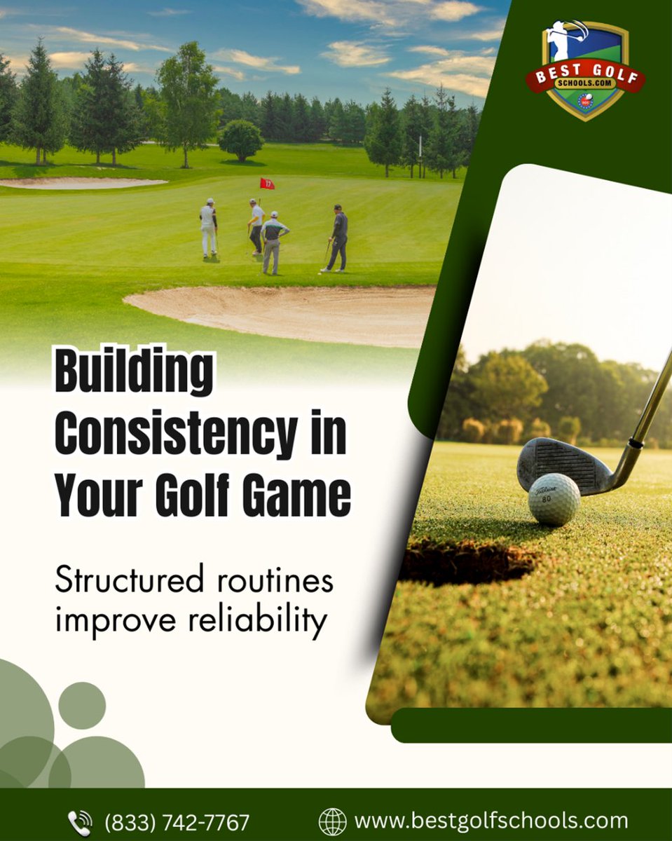 bestgolfschool's tweet image. Building Consistency in Your Golf Game
.
.
Contact us to build a more consistent game.
 📞 Phone: (833) 742-7767
 🌐 Website: bestgolfschools.com
.
#GolfConsistency #GolfTraining #BestGolfSchools