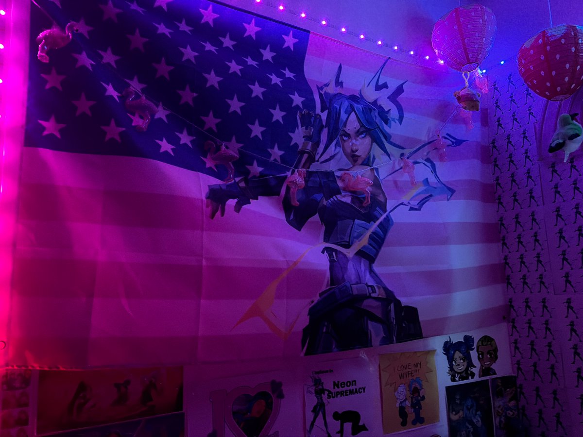 Atqris's tweet photo. I’m so normal about neon right #neonvalorant #yumetwt @VALORANT https://t.co/eKQHOUYMU7