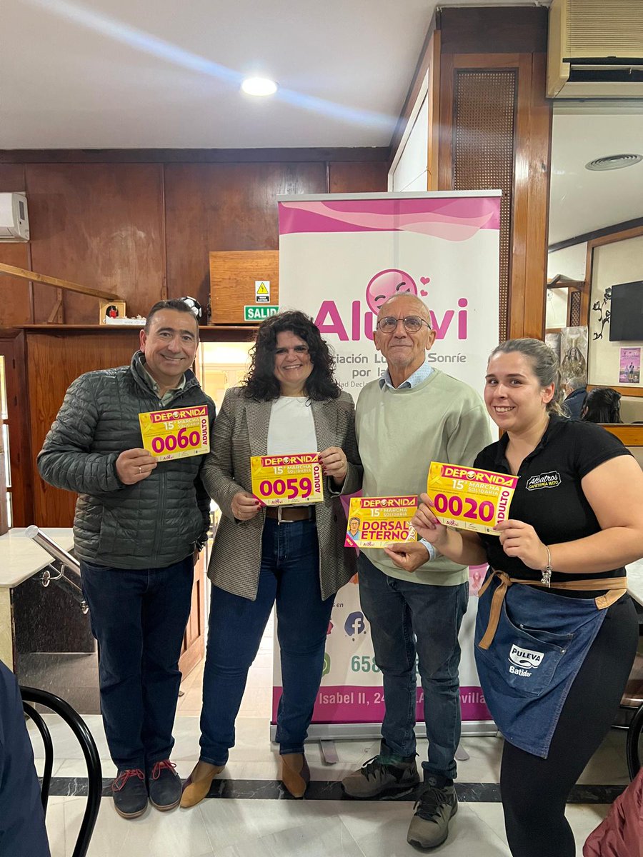 AlusviPilas's tweet photo. ¡Buen lunes! ☕️✨ Empezamos la semana en casa de nuestro patrocinador Cafetería Albatros Wito 🥐
No hay mejor sitio para desayunar hoy y calentar motores para la marcha solidaria del domingo. 🙌 ¡Desayuna como un campeón y apoya el evento! 📍
¡Te esperamos! 💪🔥 https://t.co/UAiDJOiVi8