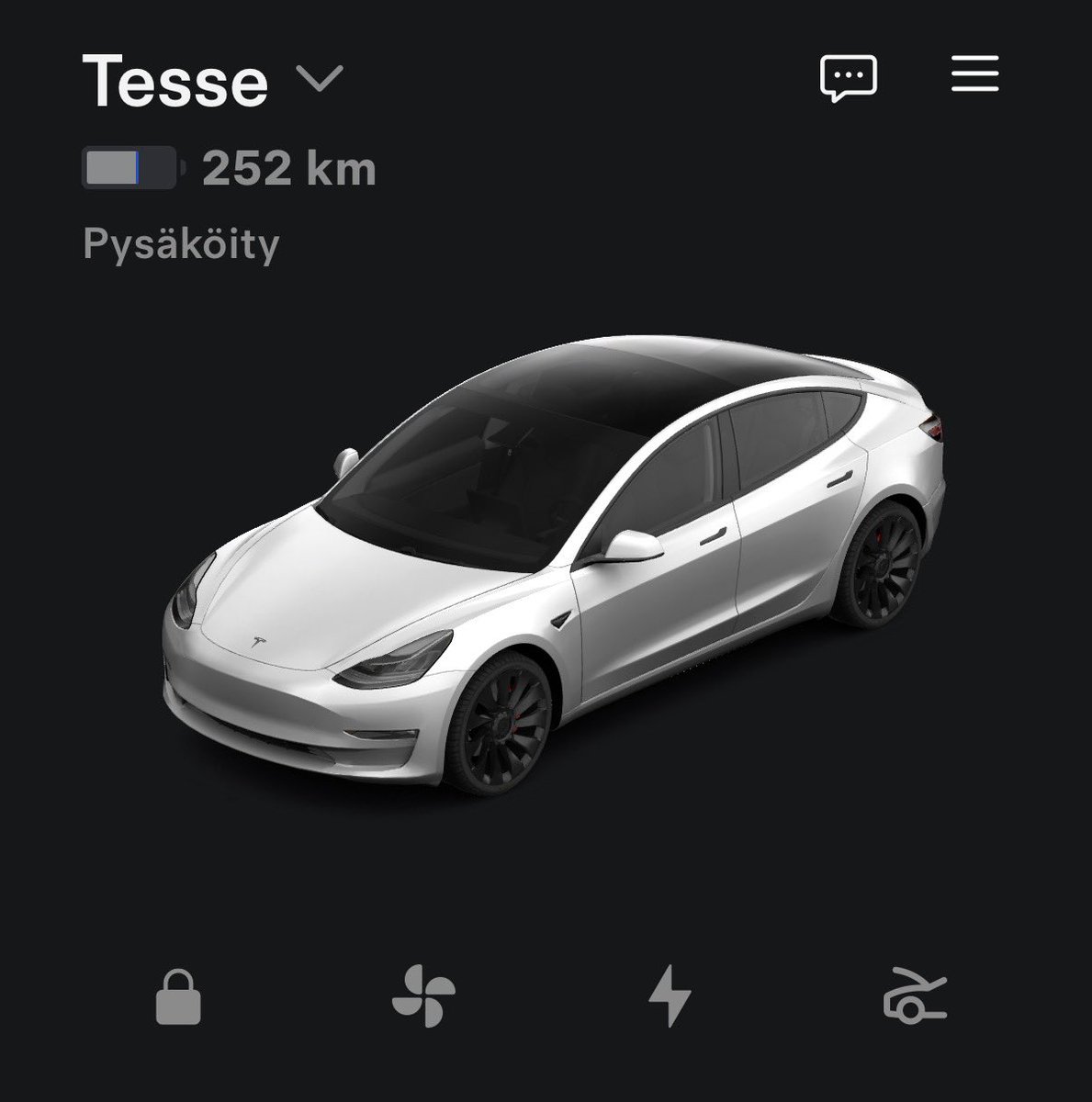 HNordensved's tweet photo. Mikä on range just nyt? @Jussi_Andelin Tuleeko tänään ollenkaan ajoja jos on se tappavan vaarallinen manflu iskenyt? Ite laitan illalla taas yöksi lataamaan tuulisähköä, niin pääsee huomenna Päähesuliin kohdekäynnille sitten. #Tuulisähkö #Amppeeri #Halkeaa #Tesse https://t.co/fGEZtc8UjC