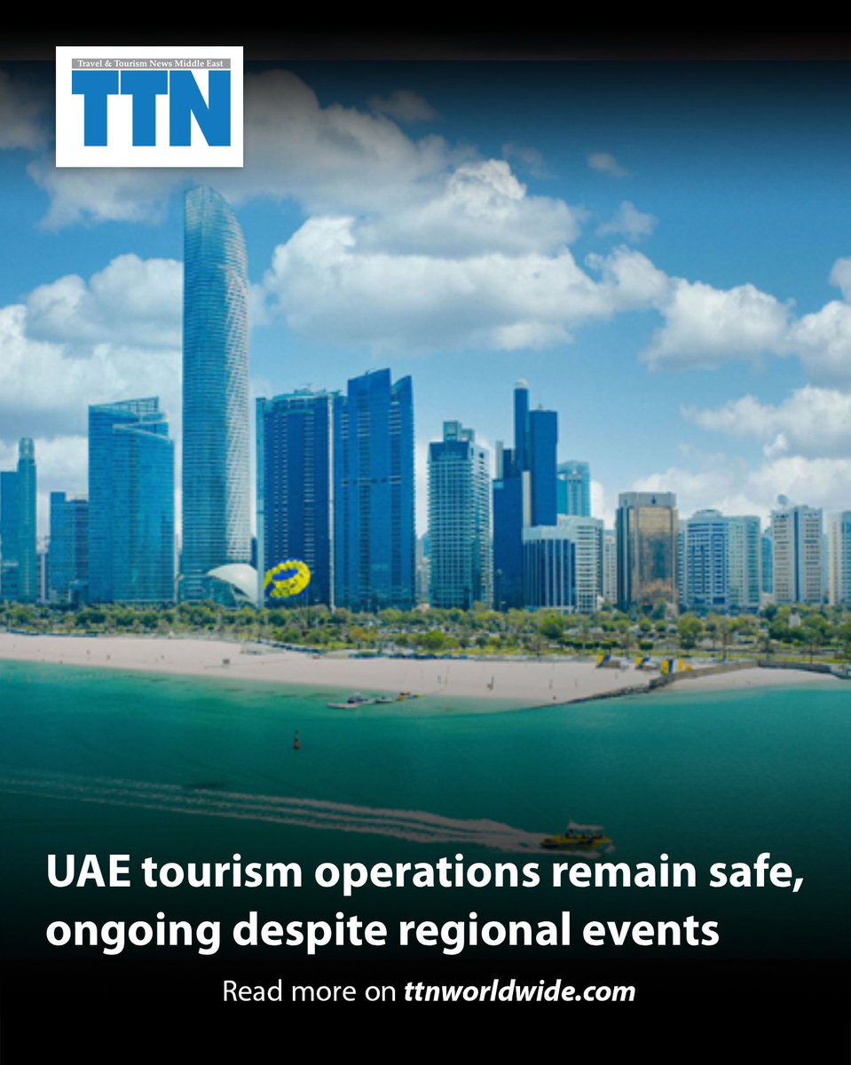 The Ministry of Economy and Tourism said that, in light of ongoing regional developments, the tourism sector in the UAE continues to operate in accordance with directives issued by the relevant authorities

Read more on

#TTNews #tourism #UAE #economy