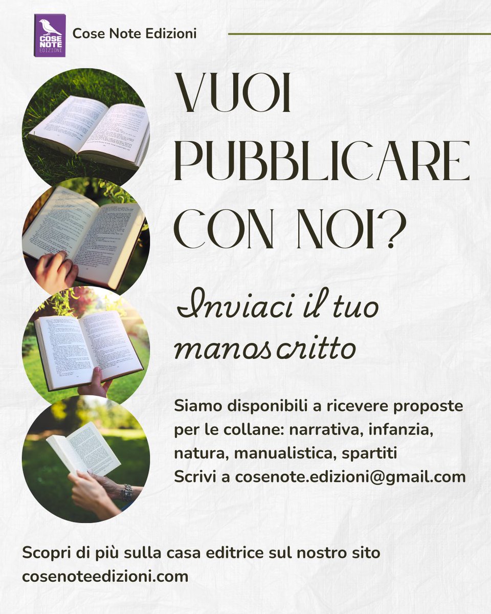 Cose Note Edizioni tweet media