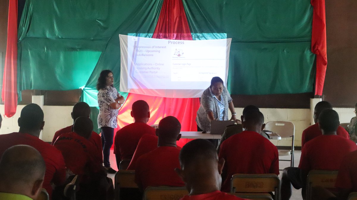 housing_authori's tweet image. #HousingAuthority held an awareness session on 05/03/26 for members of the RFMF sharing information on our products, services, housing options &amp;amp; loan support for first-time homeowners. Interested in a group awareness session? Email CustomerAdvocate@housing.com.fj