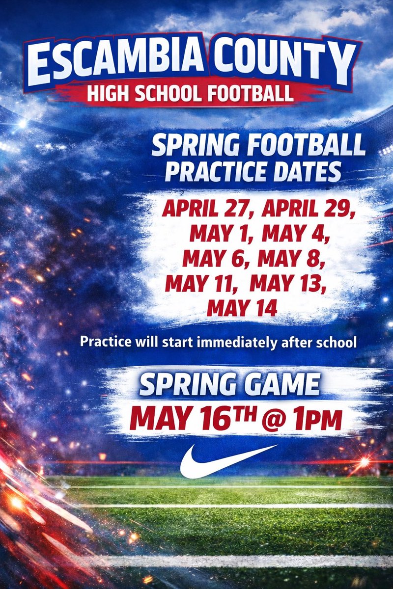 Escambia County High Football tweet media