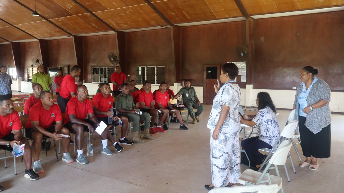 housing_authori's tweet image. #HousingAuthority held an awareness session on 05/03/26 for members of the RFMF sharing information on our products, services, housing options &amp;amp; loan support for first-time homeowners. Interested in a group awareness session? Email CustomerAdvocate@housing.com.fj