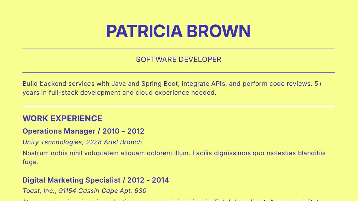 Create PDF Resume tweet media