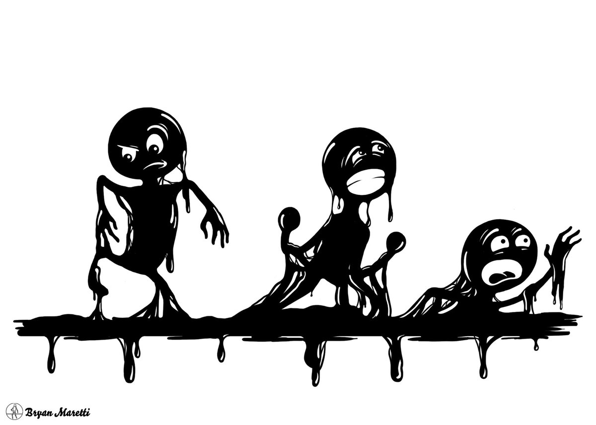 MarettiReady's tweet photo. Struggling Ooze Characters #art #artist #digitalart #digitalartist #illustration https://t.co/WrM6H4gnJA