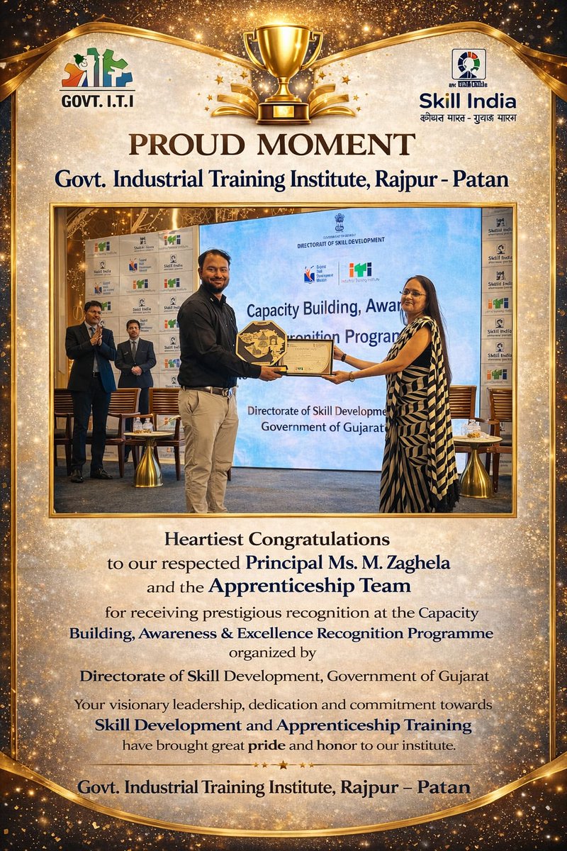 Award For Best Work in Apprenticeship 2025-26