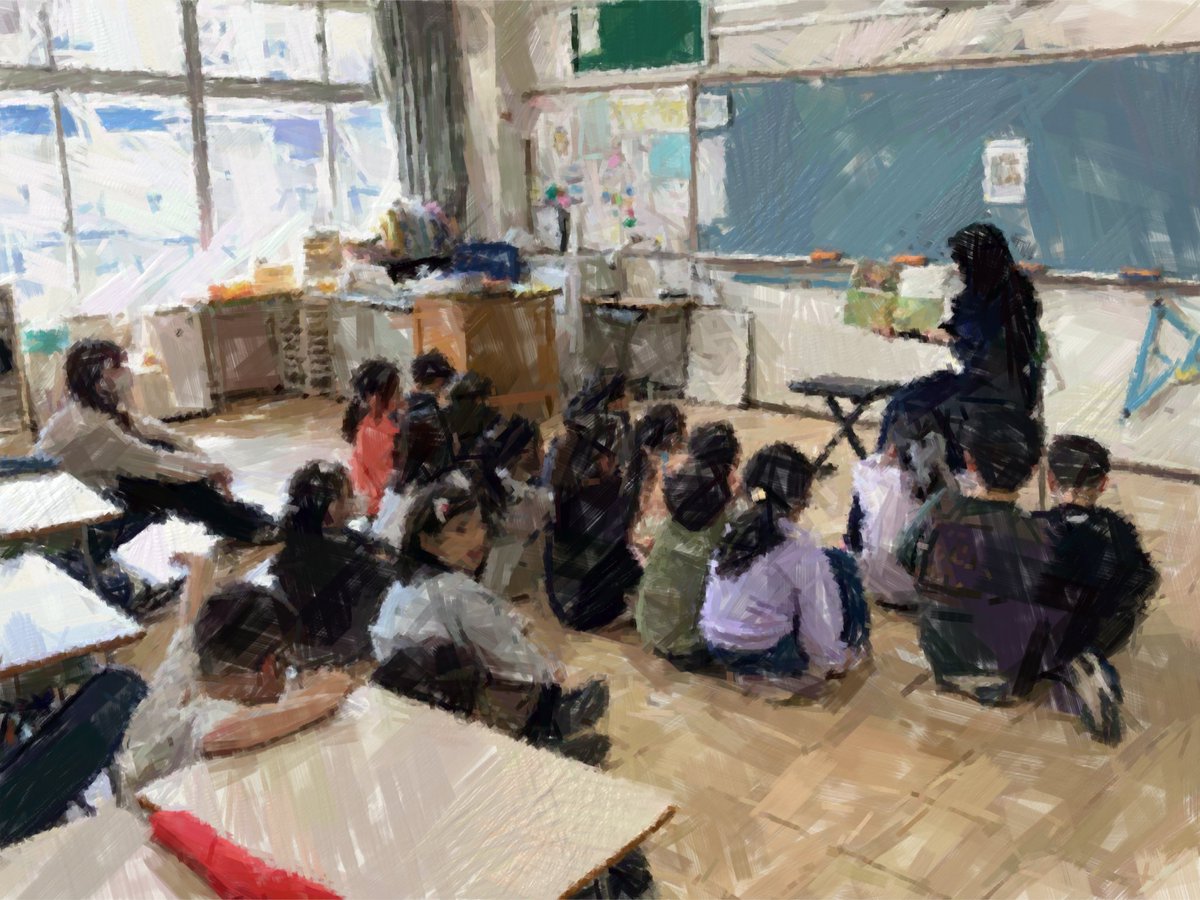 kogaies's tweet photo. おはなしぽけっと　2.3年生
今年度最後の読み聞かせです。
季節や動物が出てくるお話のチョイスで、子どもたちも興味をもって聞いていました。
本に親しむことができる時間となりました。
写真は2年生の様子です。
#読み聞かせ　#おはなしぽけっと https://t.co/kWMfOva5Am
