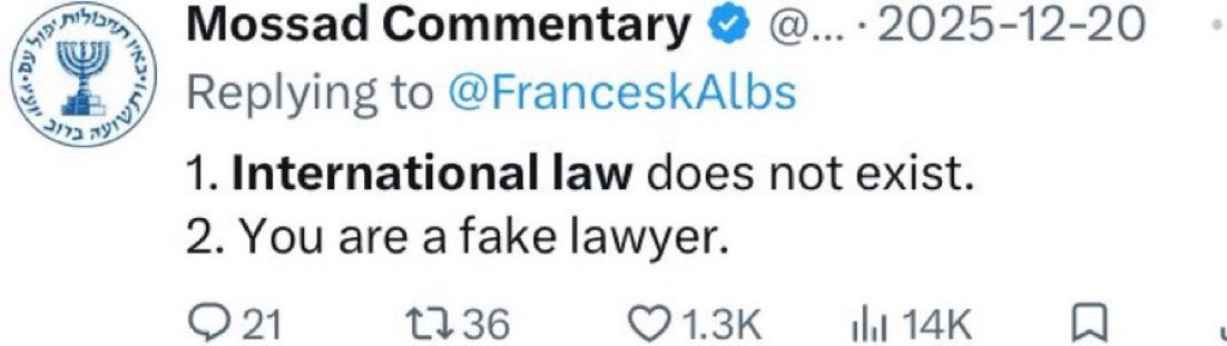 Irony is never lost with them.