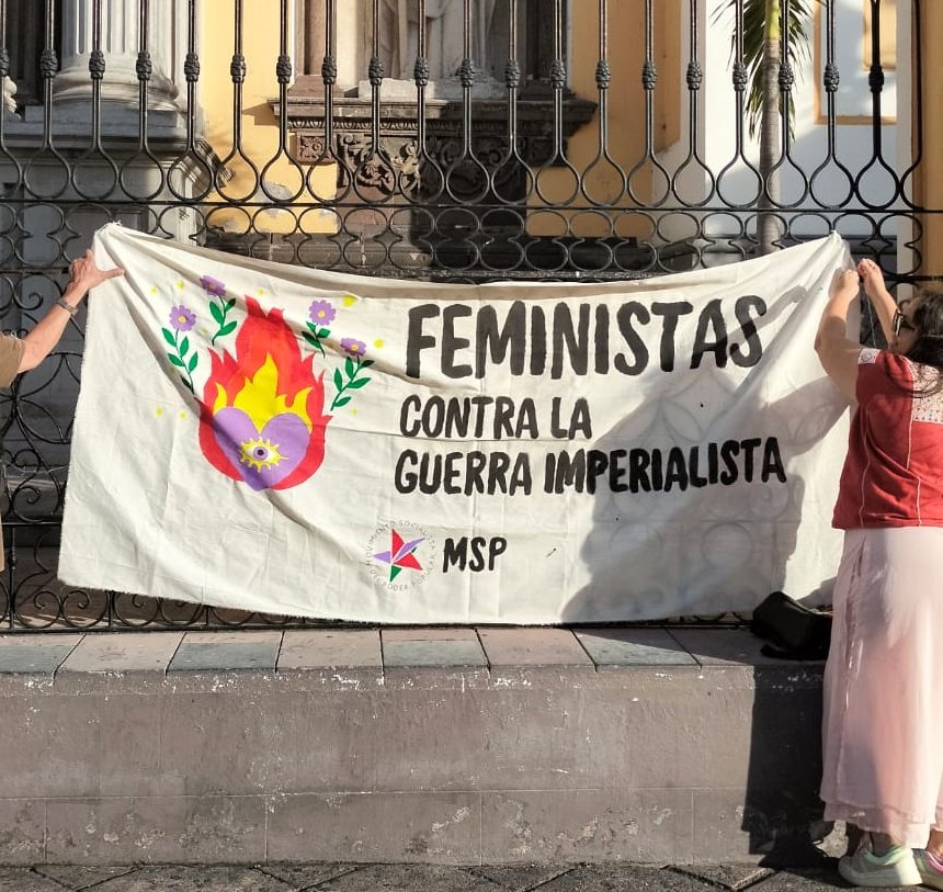 Feministas contra la guerra imperialista 💜🔥