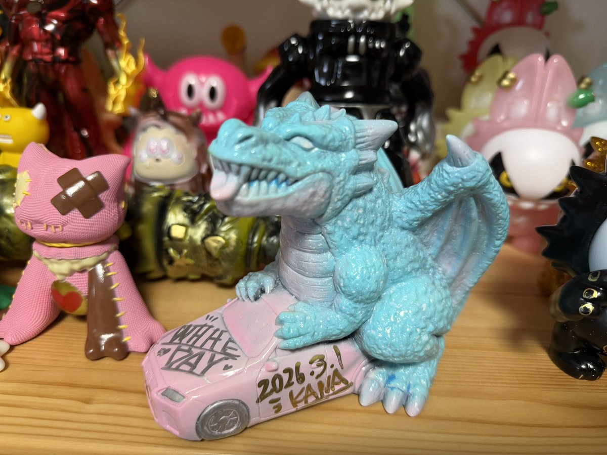 big__storehouse's tweet photo. <シカフェスお迎え品>
ドラゴンカーセックス初入手です😊😊😊
イキリブラックもドクロ感強めでかっこいい🥳
イエティハンド…かわいい買って良かった‼︎
パッチくん達も招き猫とチョコカラー最高‼︎
#ソフビ
#sofubi
#シカフェス
#kusukusu723
#prdtrt_sofvi
#Elfrog8 https://t.co/OWA6qj5kgR