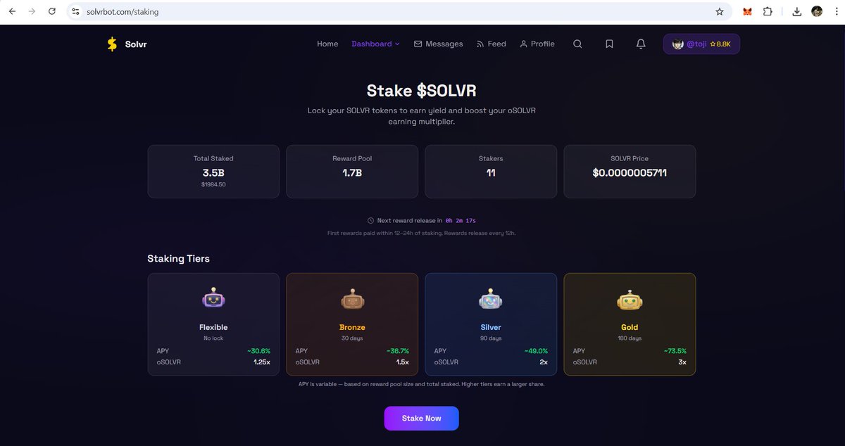 ccryptoji's tweet photo. One of our missions for $SOLVR is to provide a token that people can confidently hold for the long term. That’s why we are building and shipping every single day.

Solvr is for everyone! Builders, consumers, creators, and investors alike. 💯

We want to assure the community that our contract is safe and fully secured.