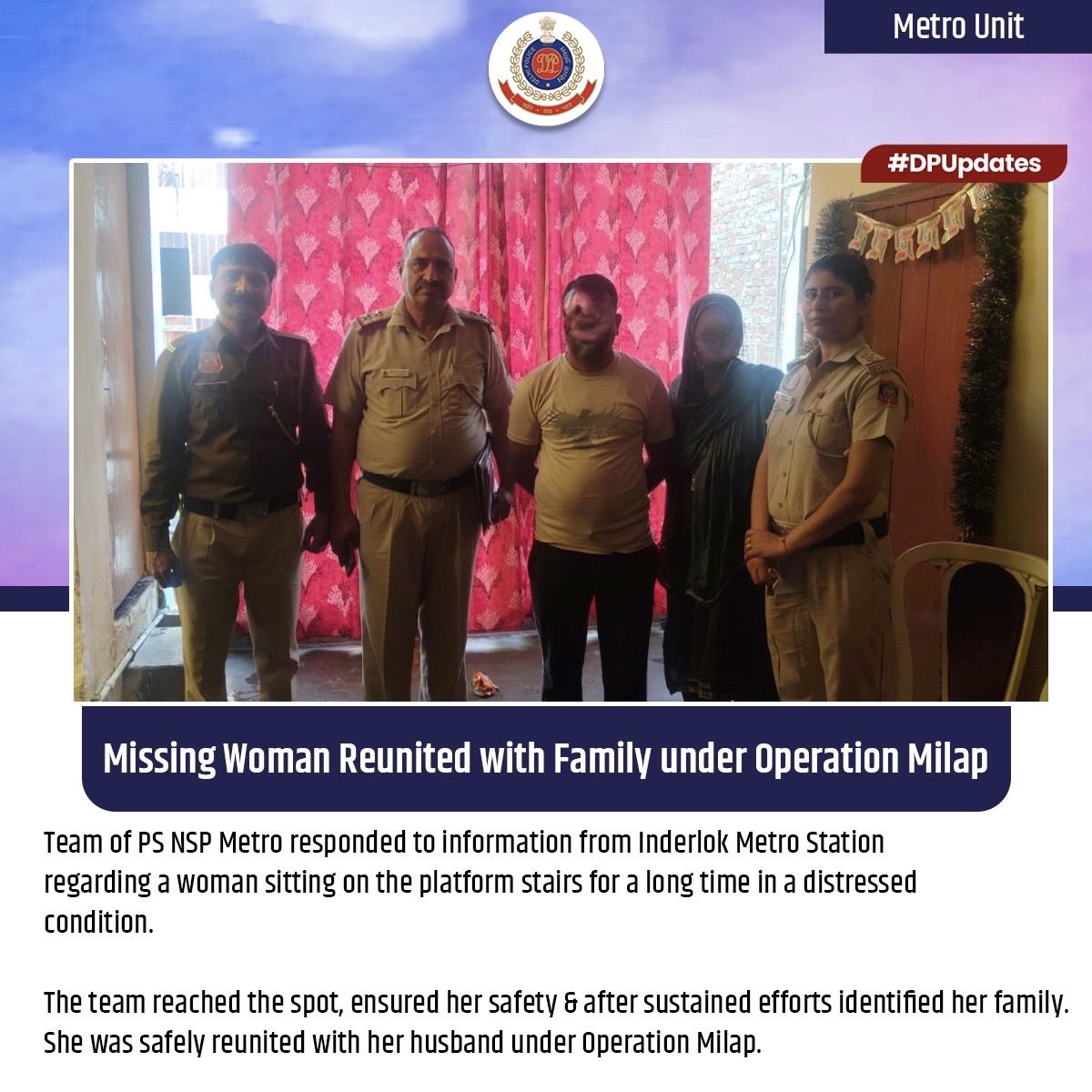 DCP Metro Delhi tweet media