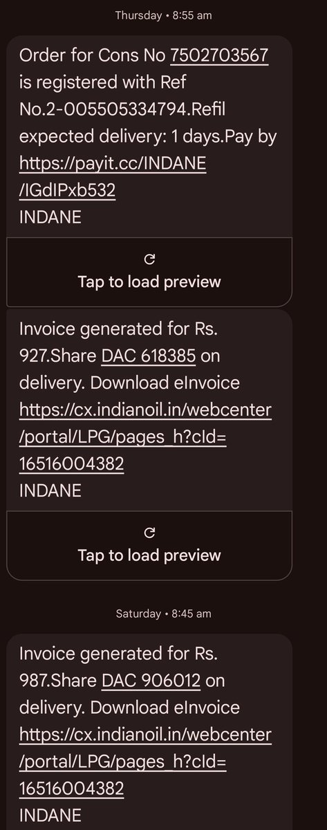 raghuvagle's tweet photo. @indane_gas @IndianOilcl 
No proper response for the query related to gas booking. Booked the cylinder on 05.03.2026 but the refill is not delivered yet. Please expedite and make sure the refill is delivered at the earliest.
Consumer : 7502703567
Vicky Indane Banswada 503187. https://t.co/ySNLS95SHb