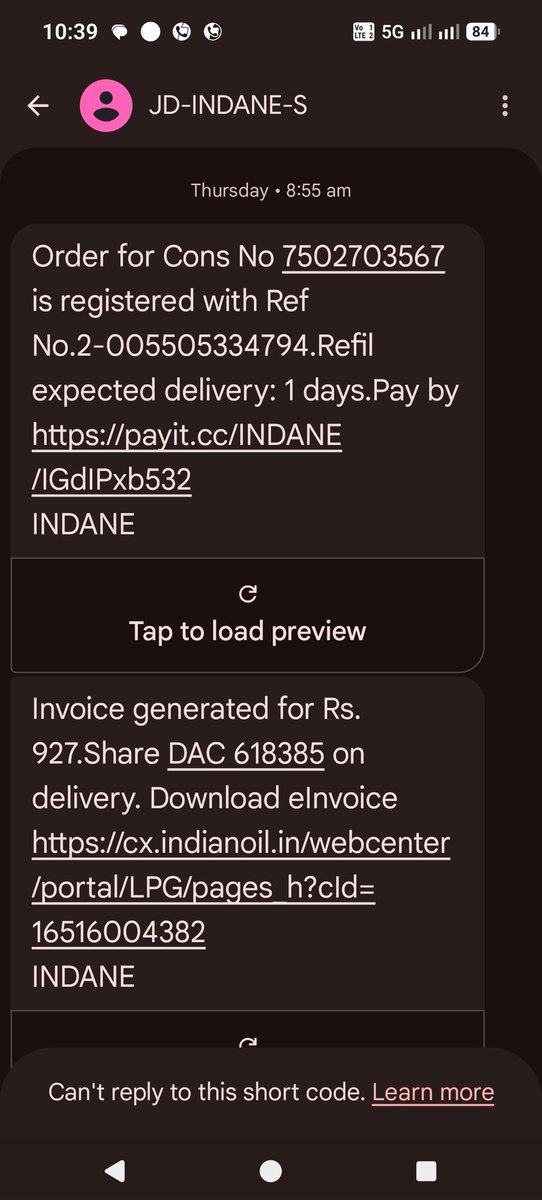 raghuvagle's tweet photo. @indane_gas @IndianOilcl 
No proper response for the query related to gas booking. Booked the cylinder on 05.03.2026 but the refill is not delivered yet. Please expedite and make sure the refill is delivered at the earliest.
Consumer : 7502703567
Vicky Indane Banswada 503187. https://t.co/ySNLS95SHb