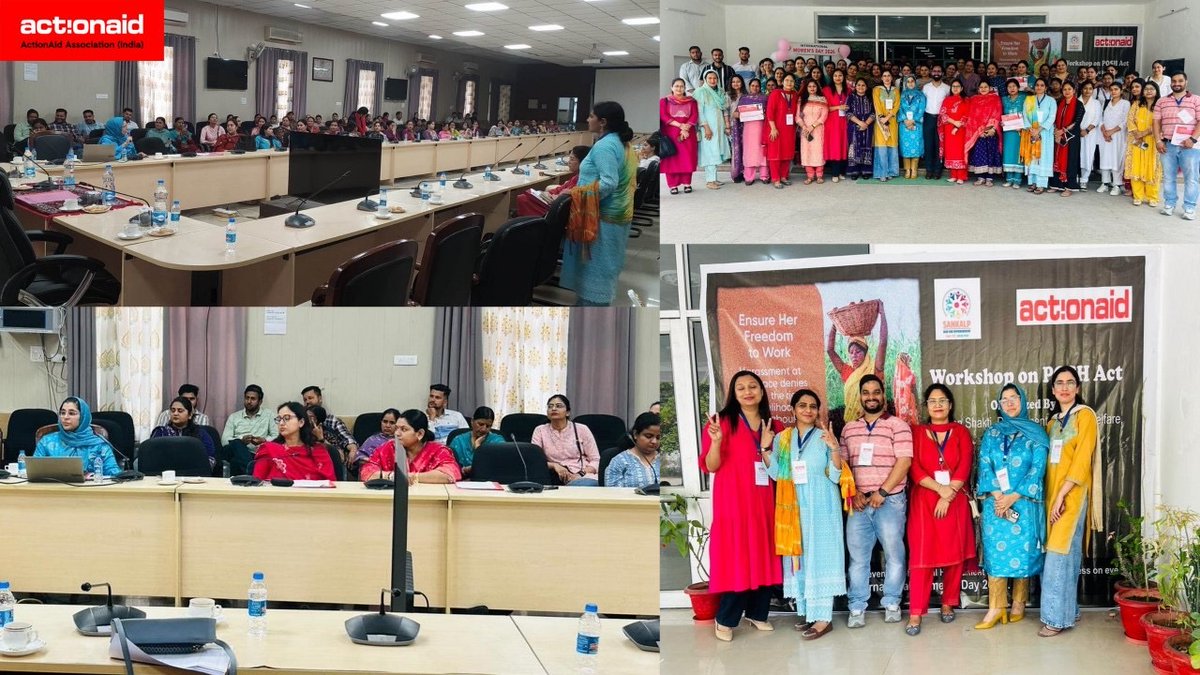On the eve of International Women’s Day, ActionAid Association, in collaboration with Mission Shakti – District Hub for Empowerment of Women under the Social Welfare Department, organized a one-day training workshop on the Prevention of Sexual Harassment (POSH) Act in Samba